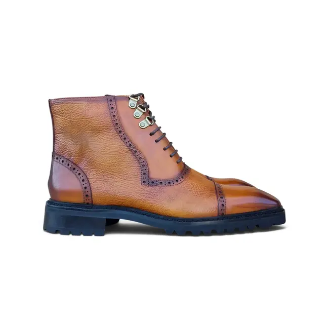 Carrucci Carrucci Ridge Men’s Cap Toe Lug Sole Boot