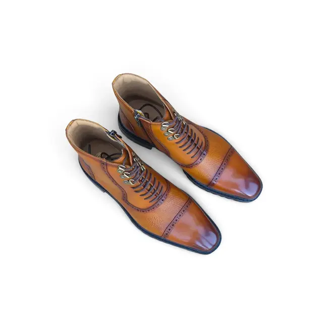 Carrucci Carrucci Ridge Men’s Cap Toe Lug Sole Boot