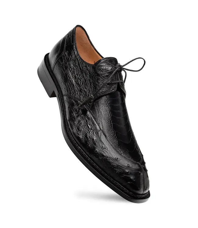 Mezlan Cerler Ostrich Split Toe Derby