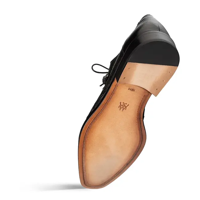 Mezlan Cerler Ostrich Split Toe Derby