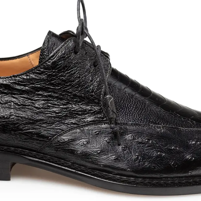 Mezlan Cerler Ostrich Split Toe Derby