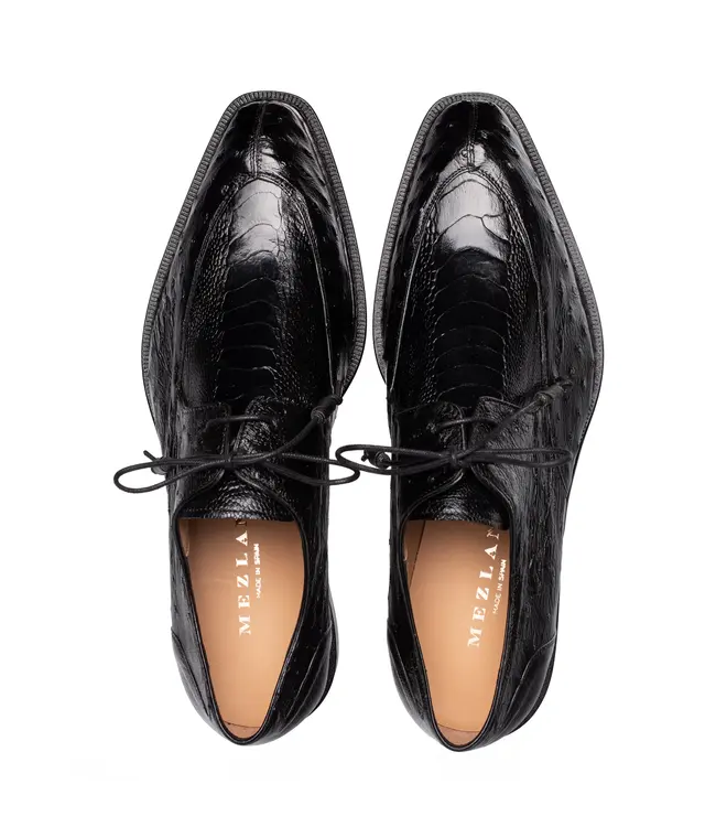 Mezlan Cerler Ostrich Split Toe Derby
