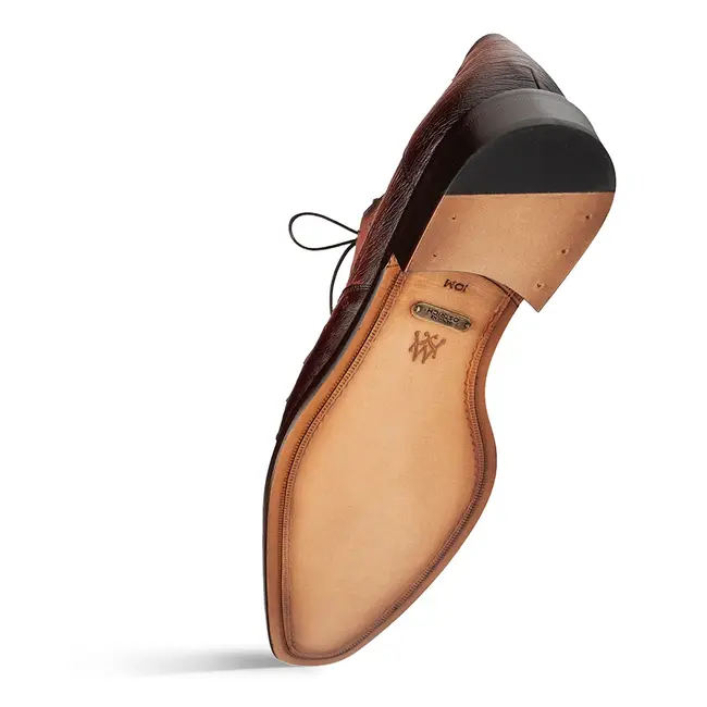 Mezlan Cerler Ostrich Split Toe Derby