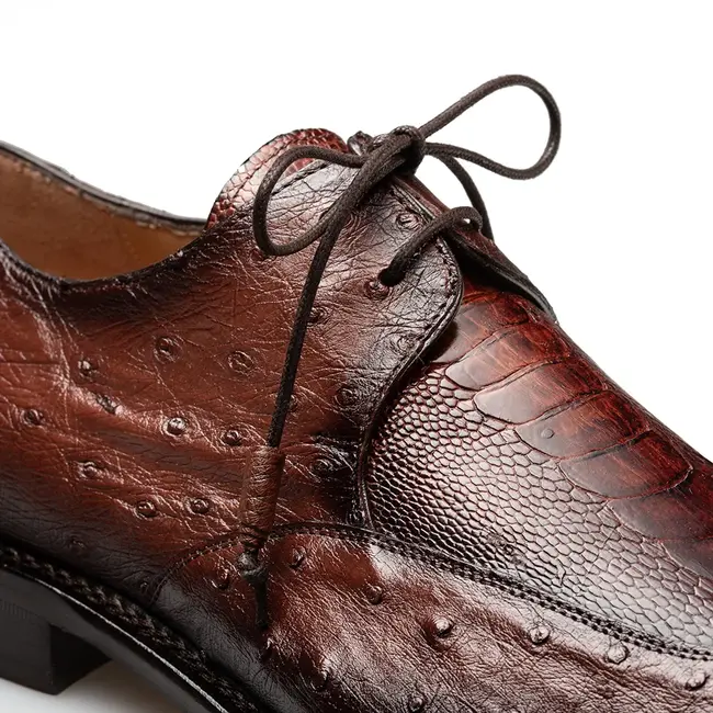 Mezlan Cerler Ostrich Split Toe Derby