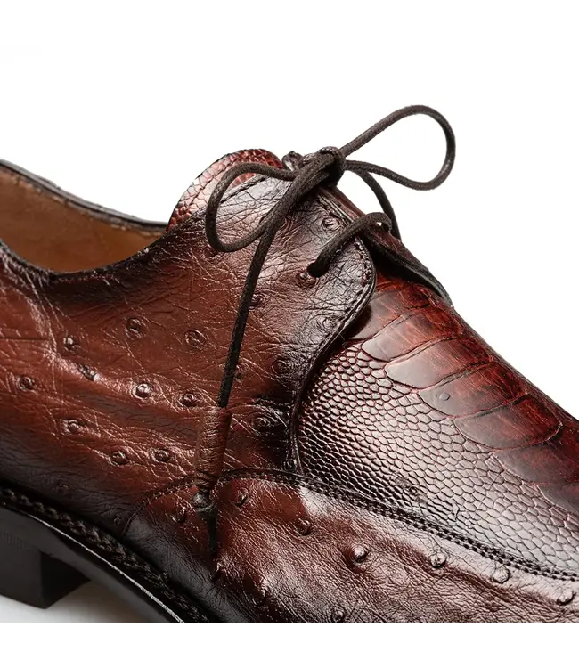 Mezlan Cerler Ostrich Split Toe Derby