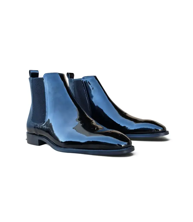 Carrucci carrucci Noir Patent Leather Chelsea Boot