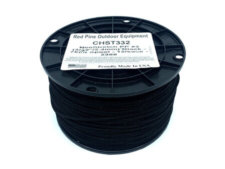 Red Pine Shock Cord 3/32" (2.4mm) /meter