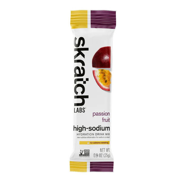 Skratch Labs Hyper Hydration Drink Mix, Passion Fruit, 25g Single Serving