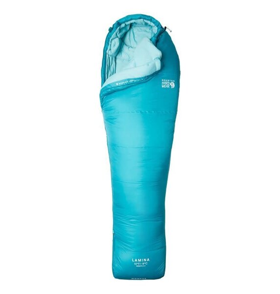 Mountain Hardwear Lamina Sleeping Bag -Women's  15F/-9C Vivid Teal-Left Hand-REG