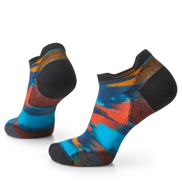 Smartwool Run Targeted Cushion Low Ankle Sock Brushed Print