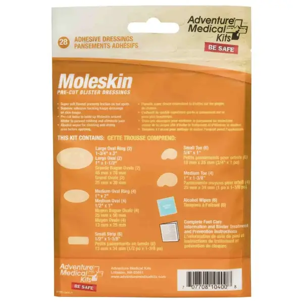 Adventure Medical Kits Refill, Moleskin, Pre-cut and Shaped