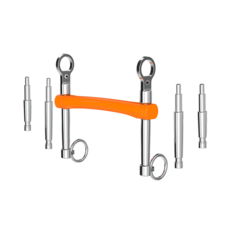 Winderen Winderen Curb Bit (3-Pack) - Double Broken Mouth Mullen