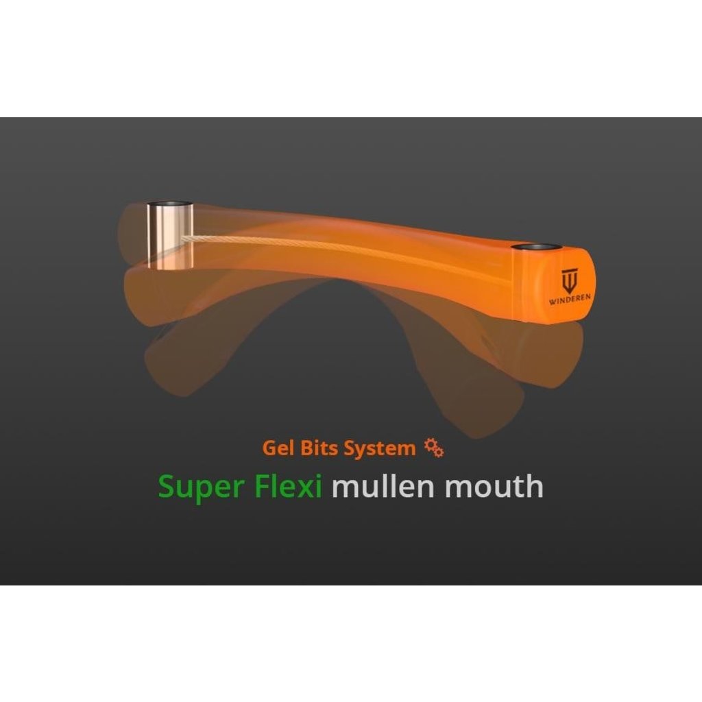 Winderen Winderen Curb Bit (3-Pack) - Super Flexi Mullen Mouth