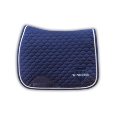 Winderen Winderen Saddle Pad - Navy & Silver