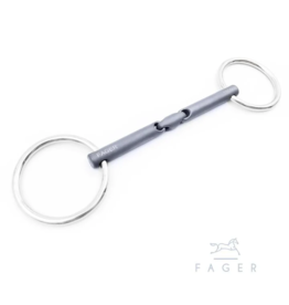 Fager Fager Madeleine Titanium Double Jointed Bradoon Loose Ring