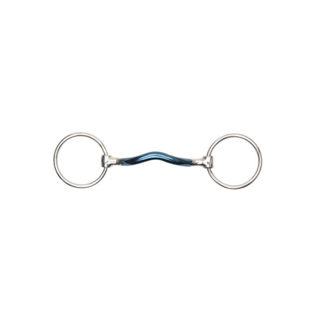 Shires Shires Loose Ring Blue Alloy Medium Port Mullen