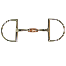 Coronet Coronet Large Dee Ring Snaffle with Copper Oval Link