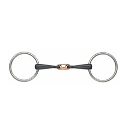 Shires Shires Copper Lozenge Snaffle with Sweet Iron Mouth