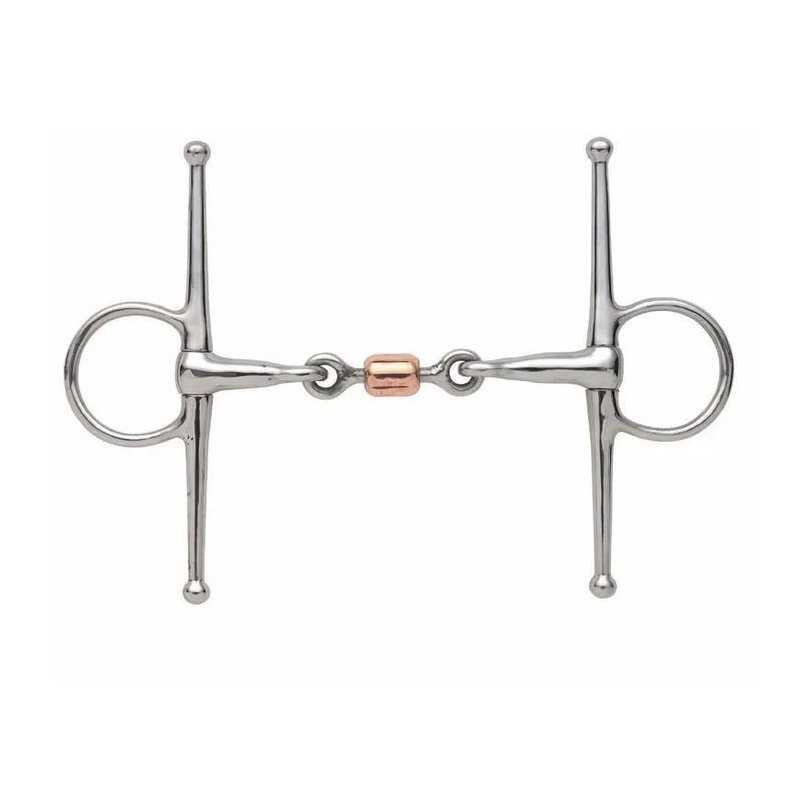 Shires Shires Full Cheek Snaffle with Copper Peanut