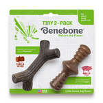 Benebone Benebone: Nylon Chew Tiny 2-Pack: Maplestick & Zaggler