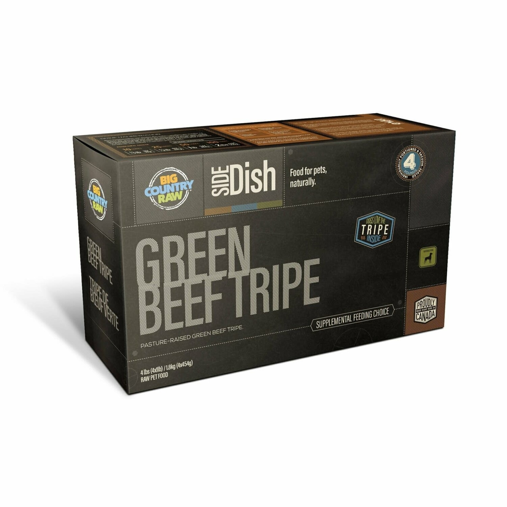 Big Country Raw Big Country Raw: Signature Blend: Green Beef Tripe 4lb