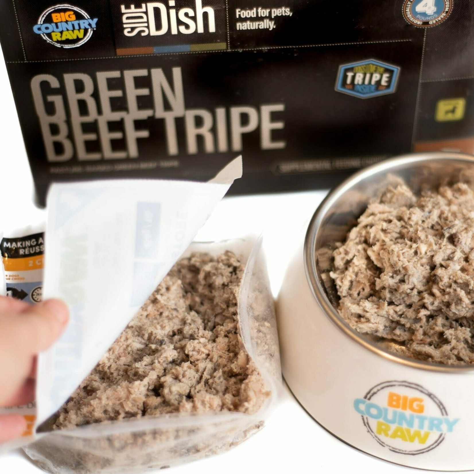 Big Country Raw Big Country Raw: Signature Blend: Green Beef Tripe 4lb