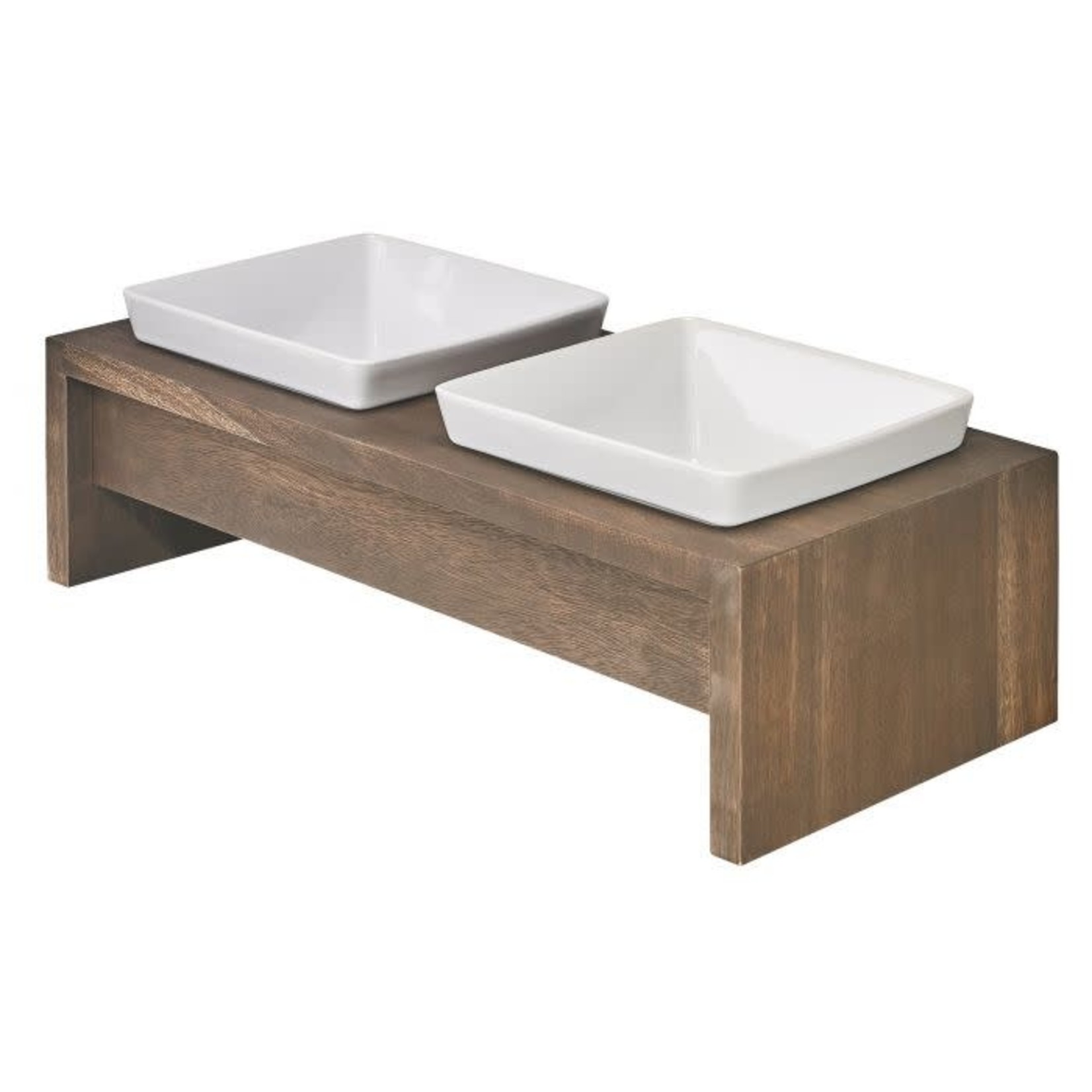 Bowsers Pet Products Bowsers: Artisan Wood Double Feeder