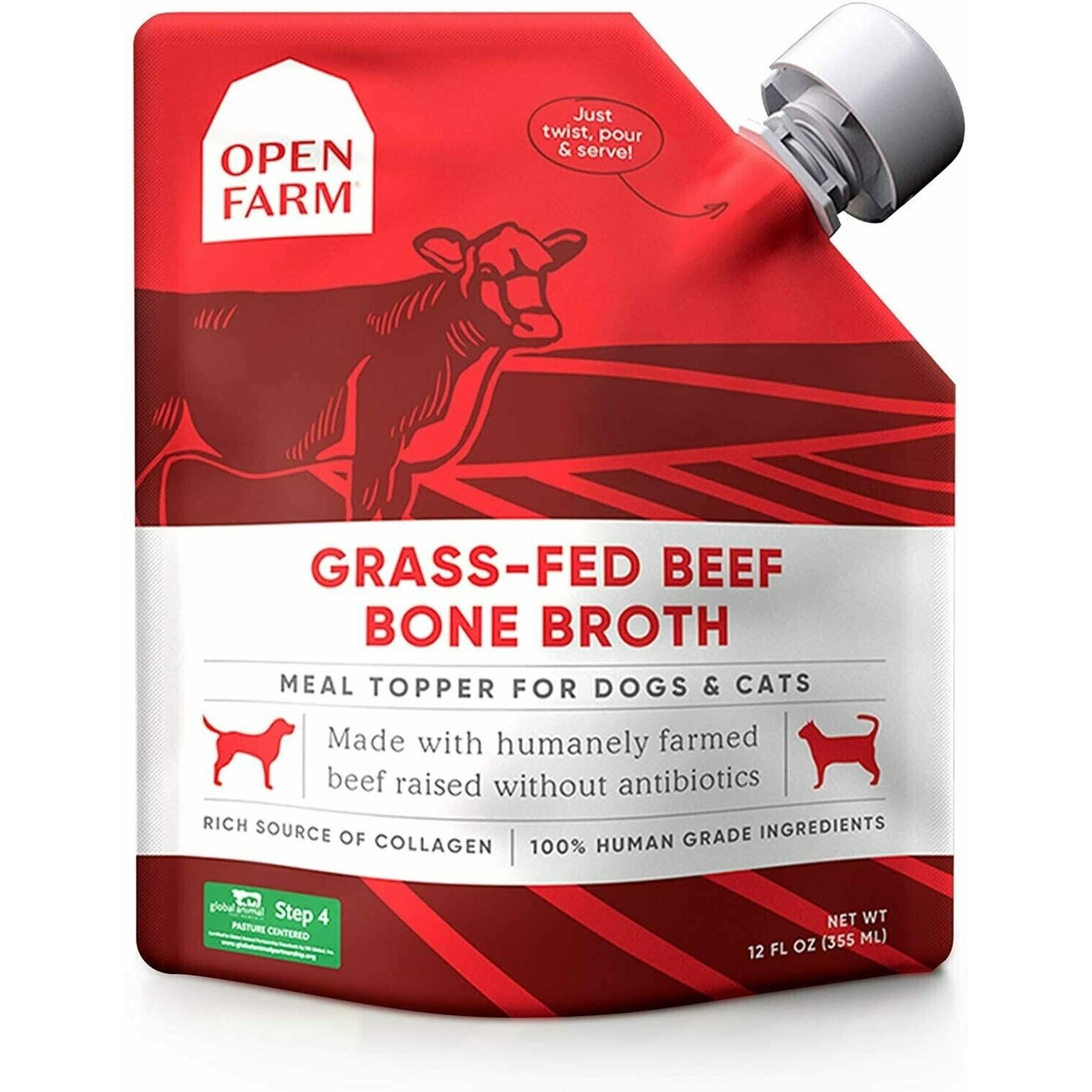 Open Farm Open Farm: Beef Bone Broth 12oz