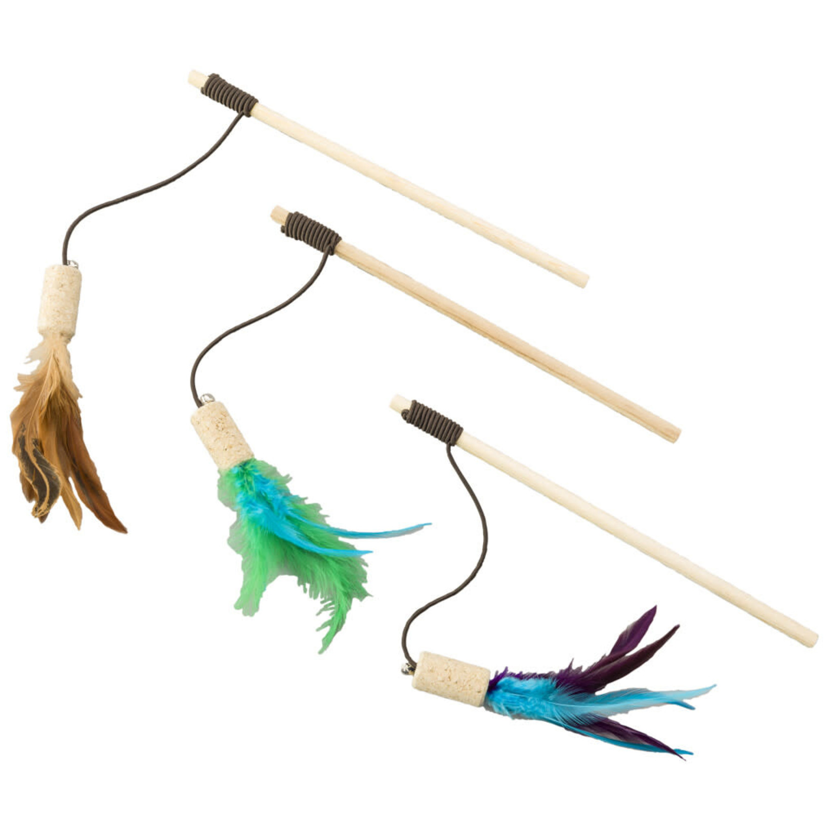 Spot Spot: Cork Teaser Wand: Assorted Colours