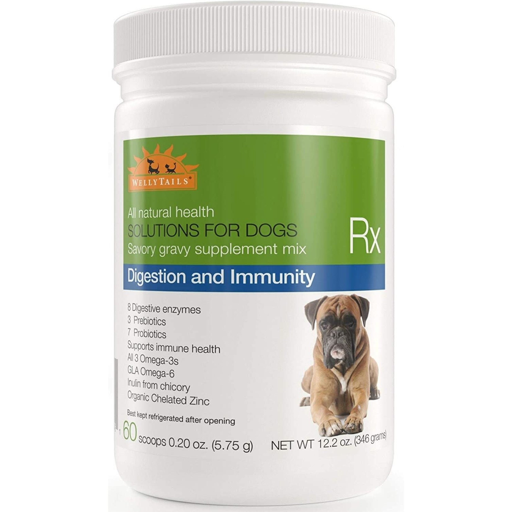 Welly Tails WellyTails: Digestion Enzymes & Immunity Probiotics 346g