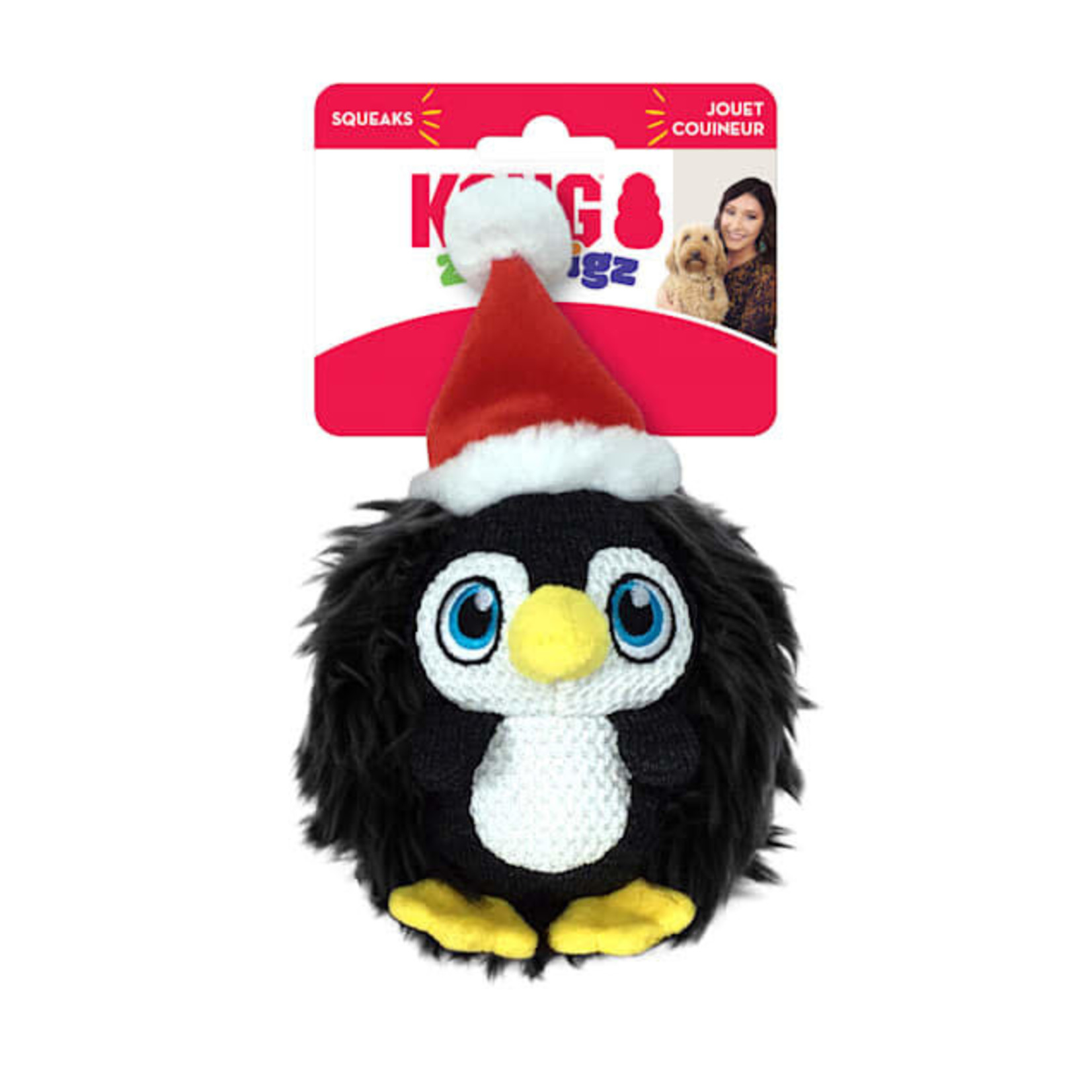 Kong Kong: Holiday Zig Wigz Penguin, Medium