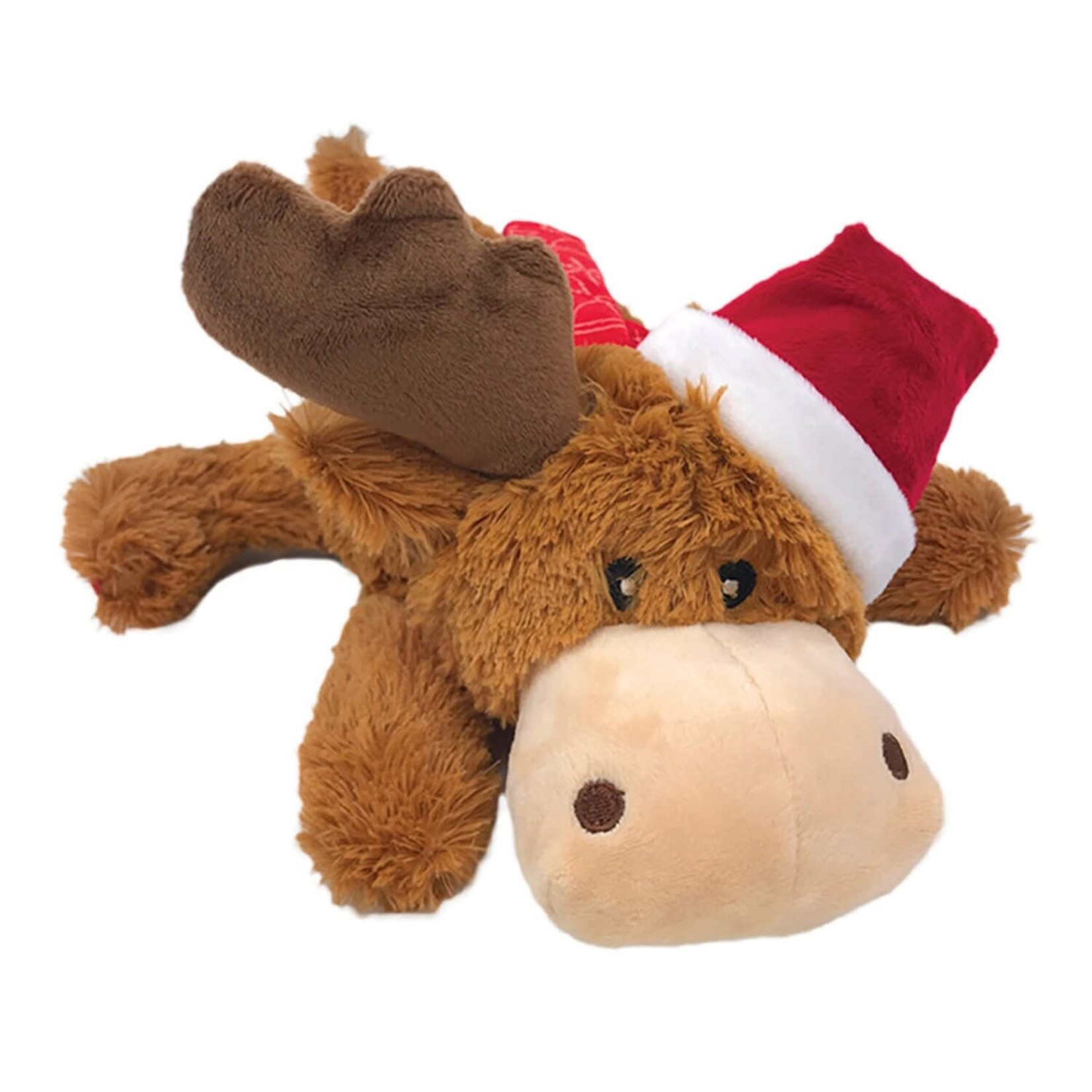Kong Kong: Holiday Cozie Reindeer with Santa Hat M