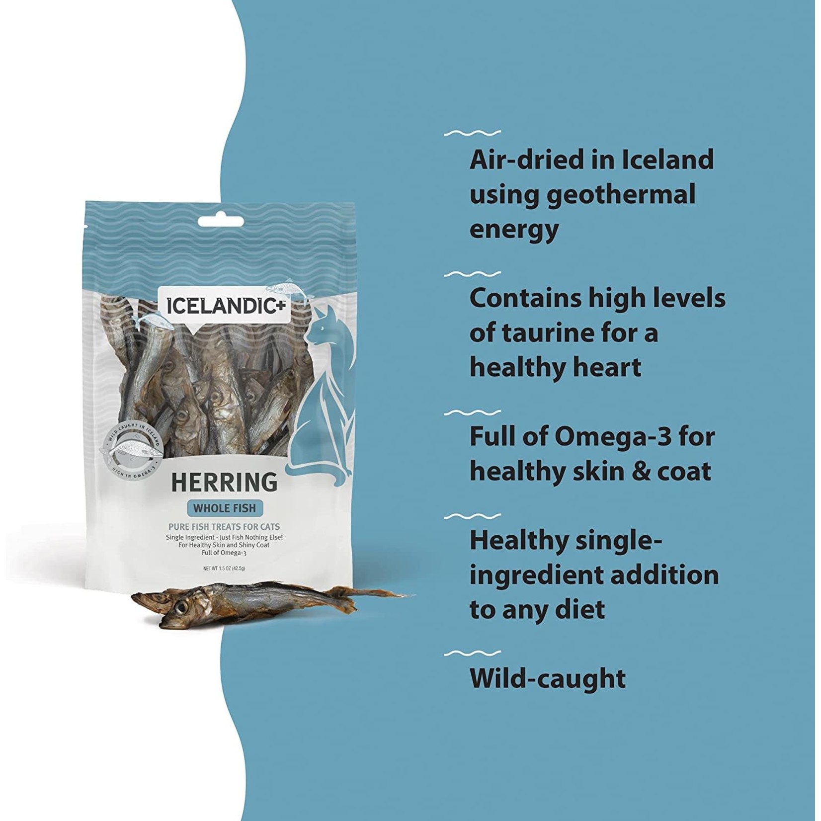 Icelandic+ Icelandic+ Herring Whole Fish Cat Treats 42.5g