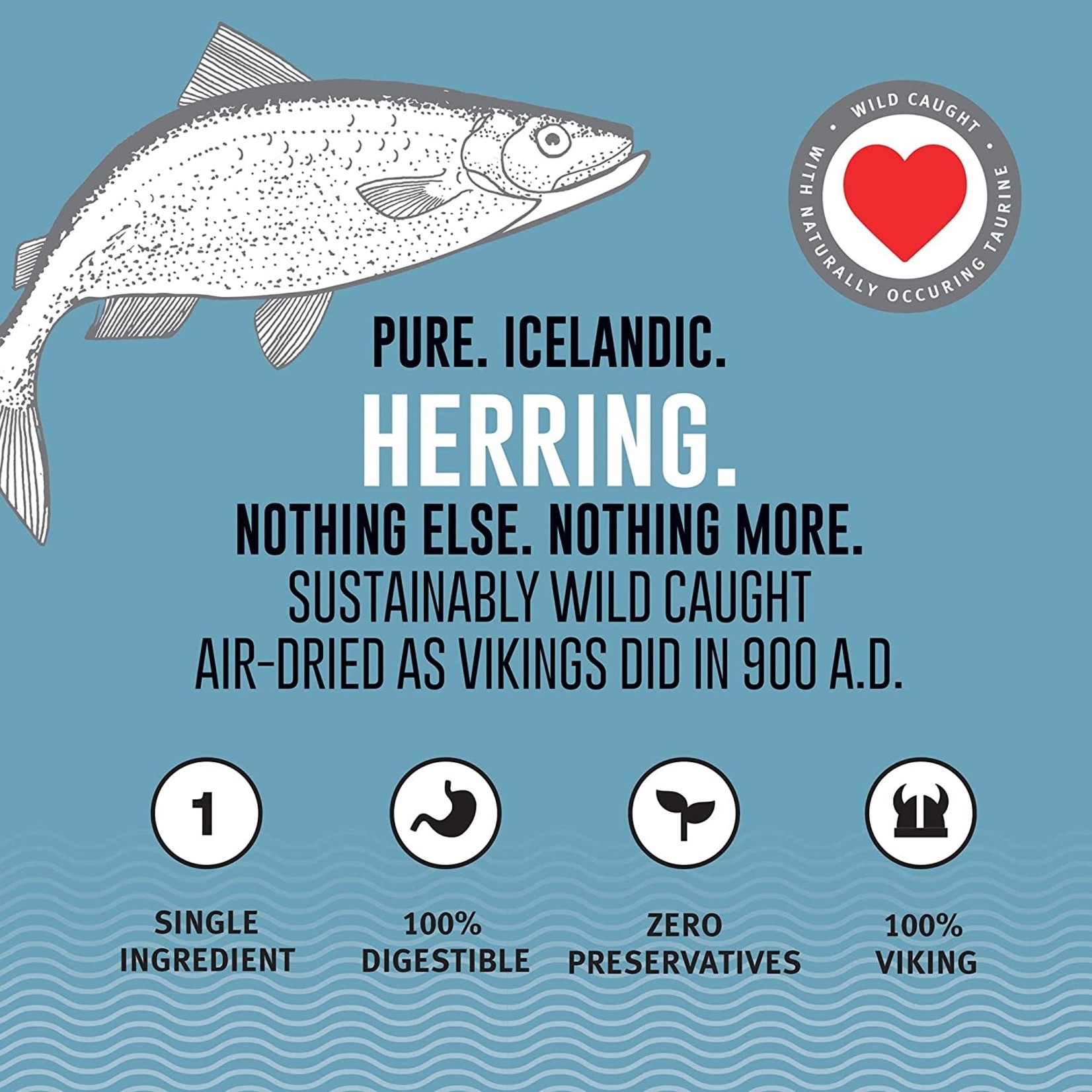 Icelandic+ Icelandic+ Herring Whole Fish Cat Treats 42.5g