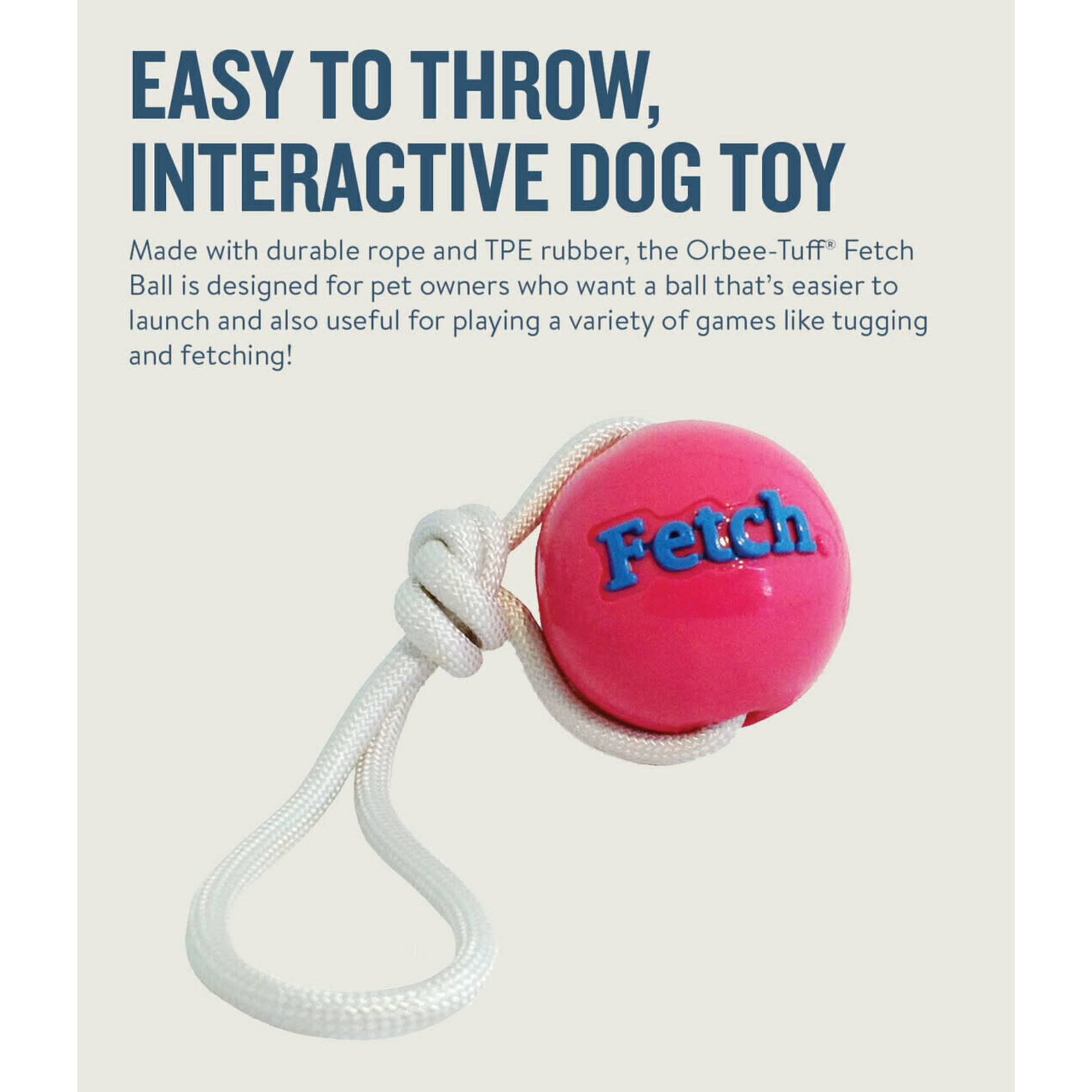 Planet Dog Planet Dog: Fetch Ball with Rope