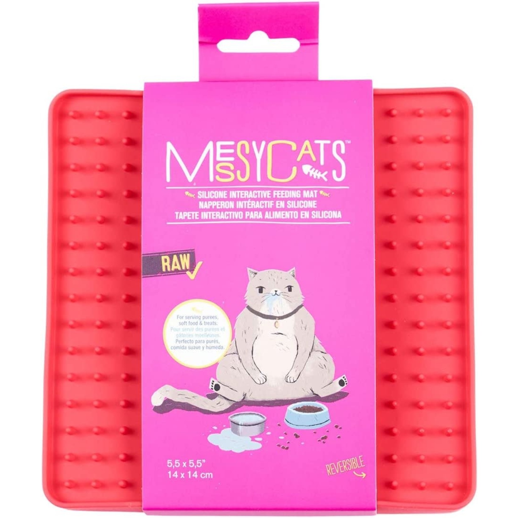 Messy Cats Messy Cats: Silicone Reversible Interactive Feeding Mat