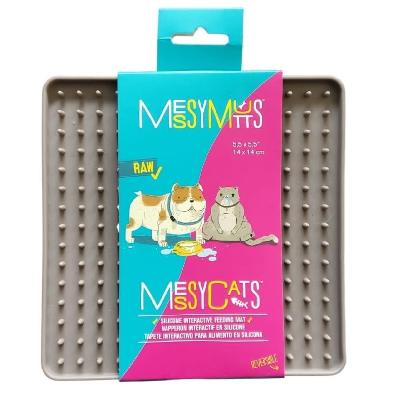 Messy Cats Messy Cats: Silicone Reversible Interactive Feeding Mat