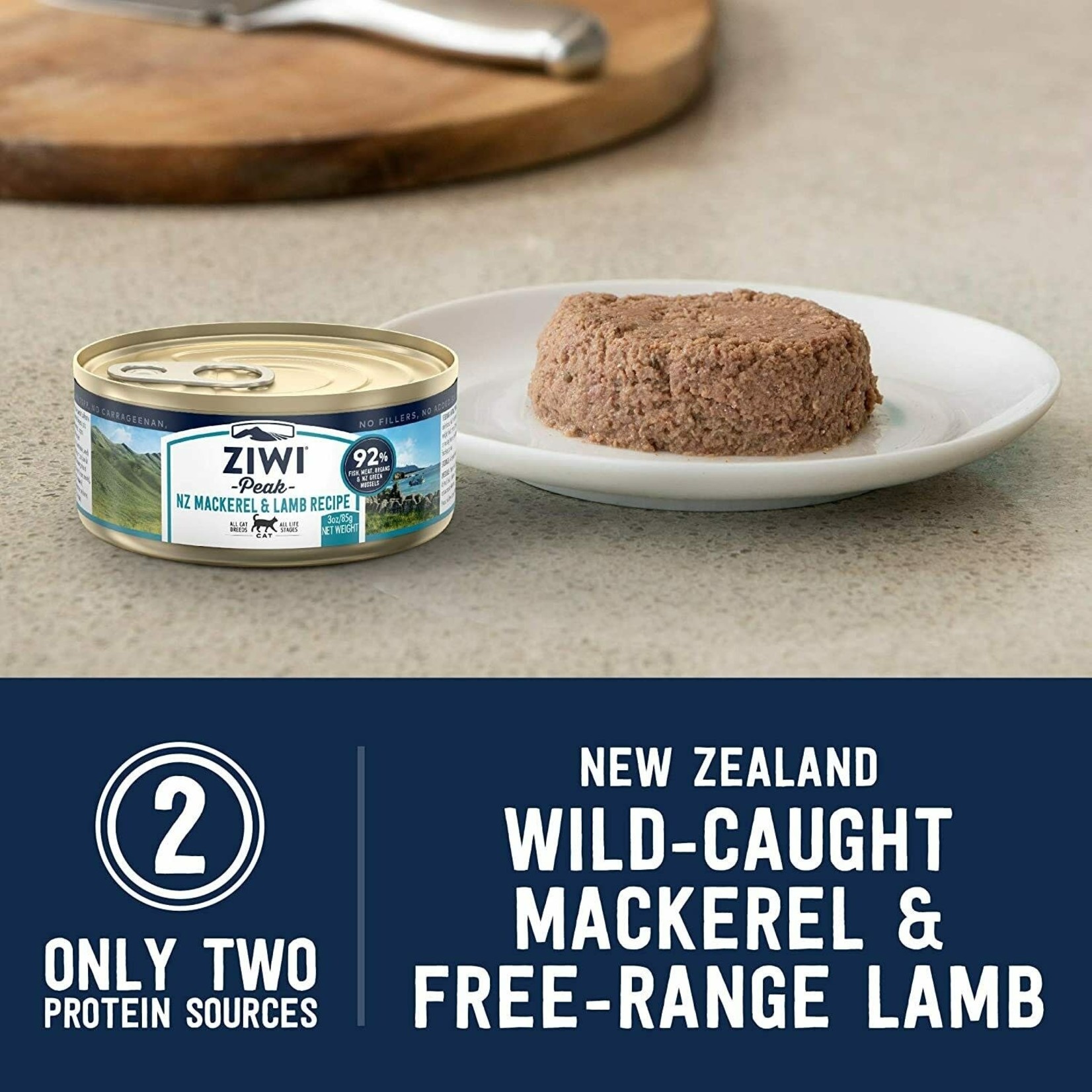 Ziwi Pets Ziwi: Canned Food: Mackerel & Lamb