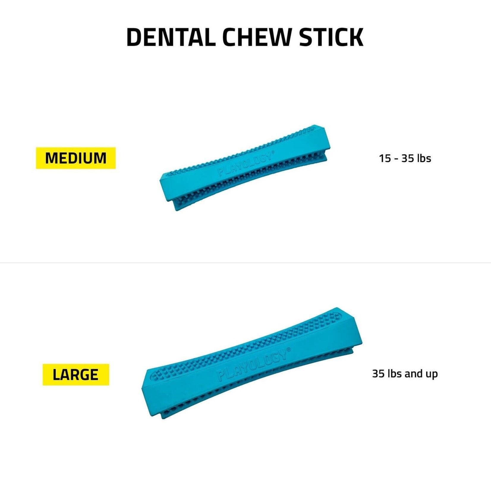 Playology Playology: Dental Chew Stick: Peanut Butter