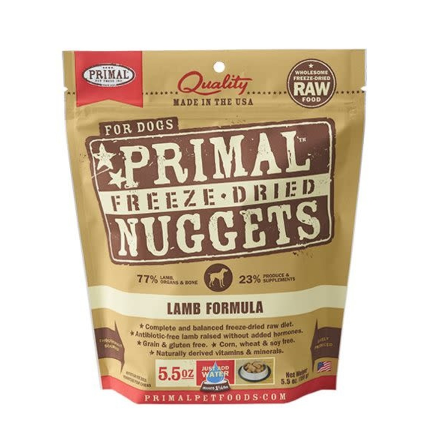 Primal Primal: Freeze-Dried Nuggets: Lamb Recipe