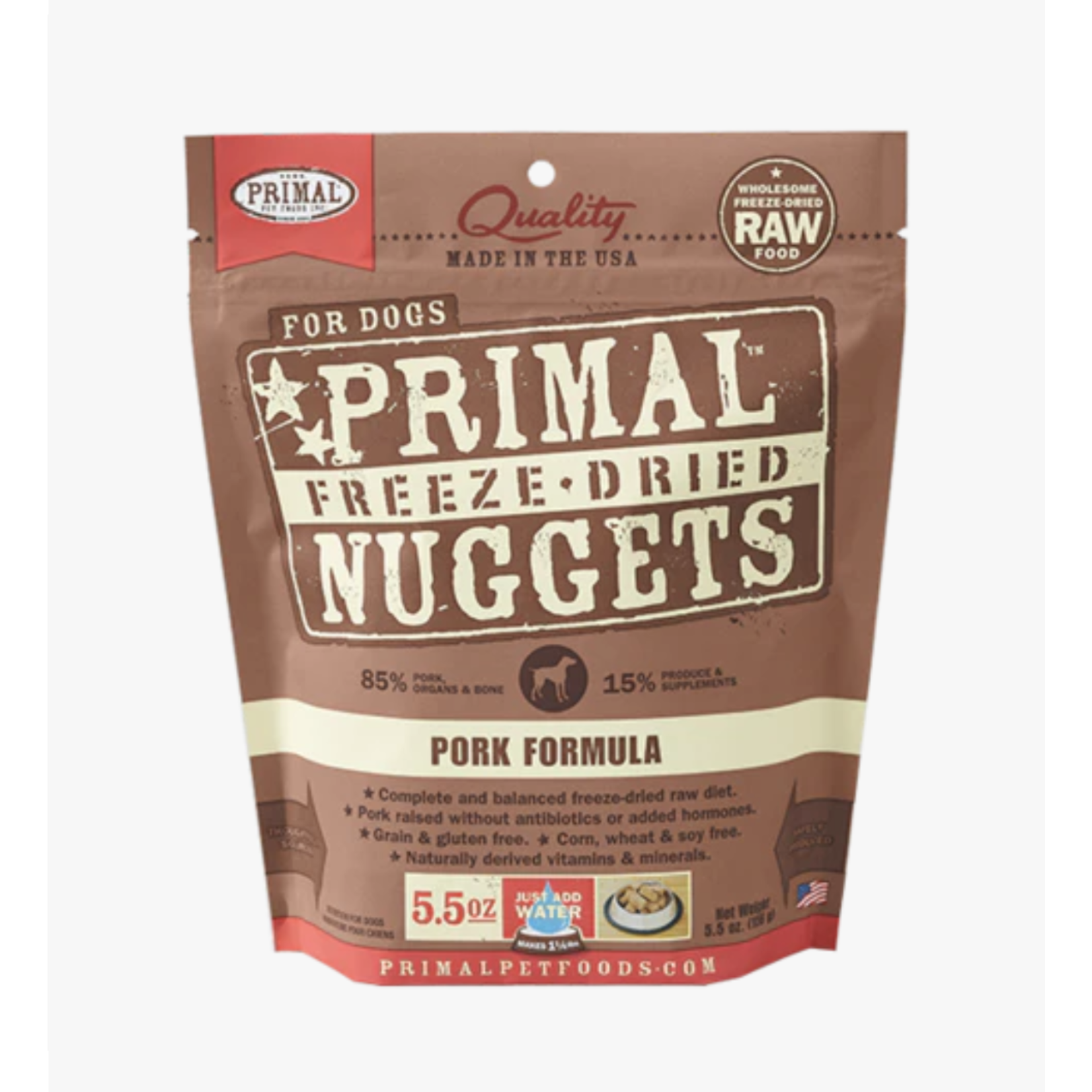 Primal Primal: Freeze-Dried Nuggets: Pork Recipe