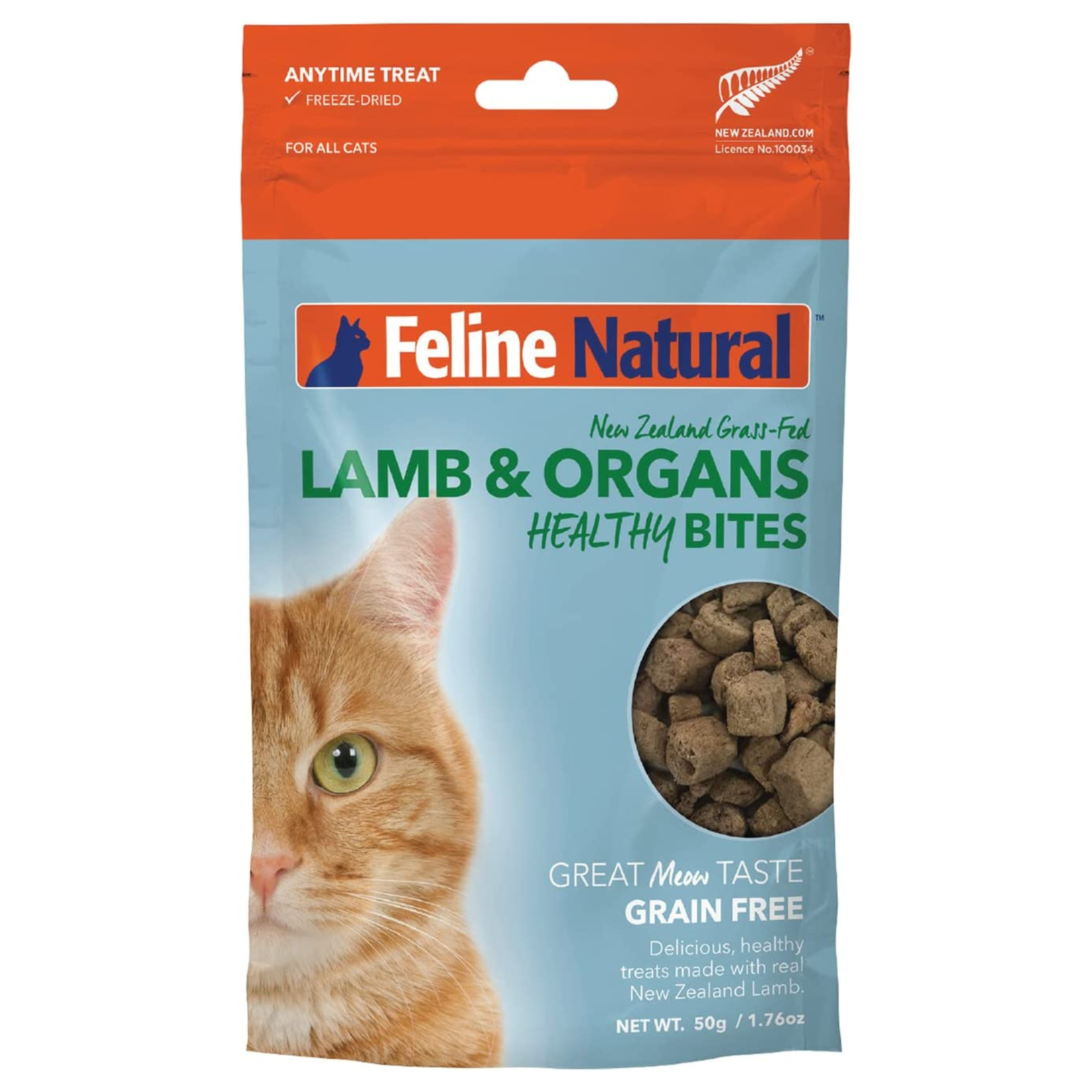 Feline Natural Feline Natural: Freeze-Dried Lamb Bites 50g