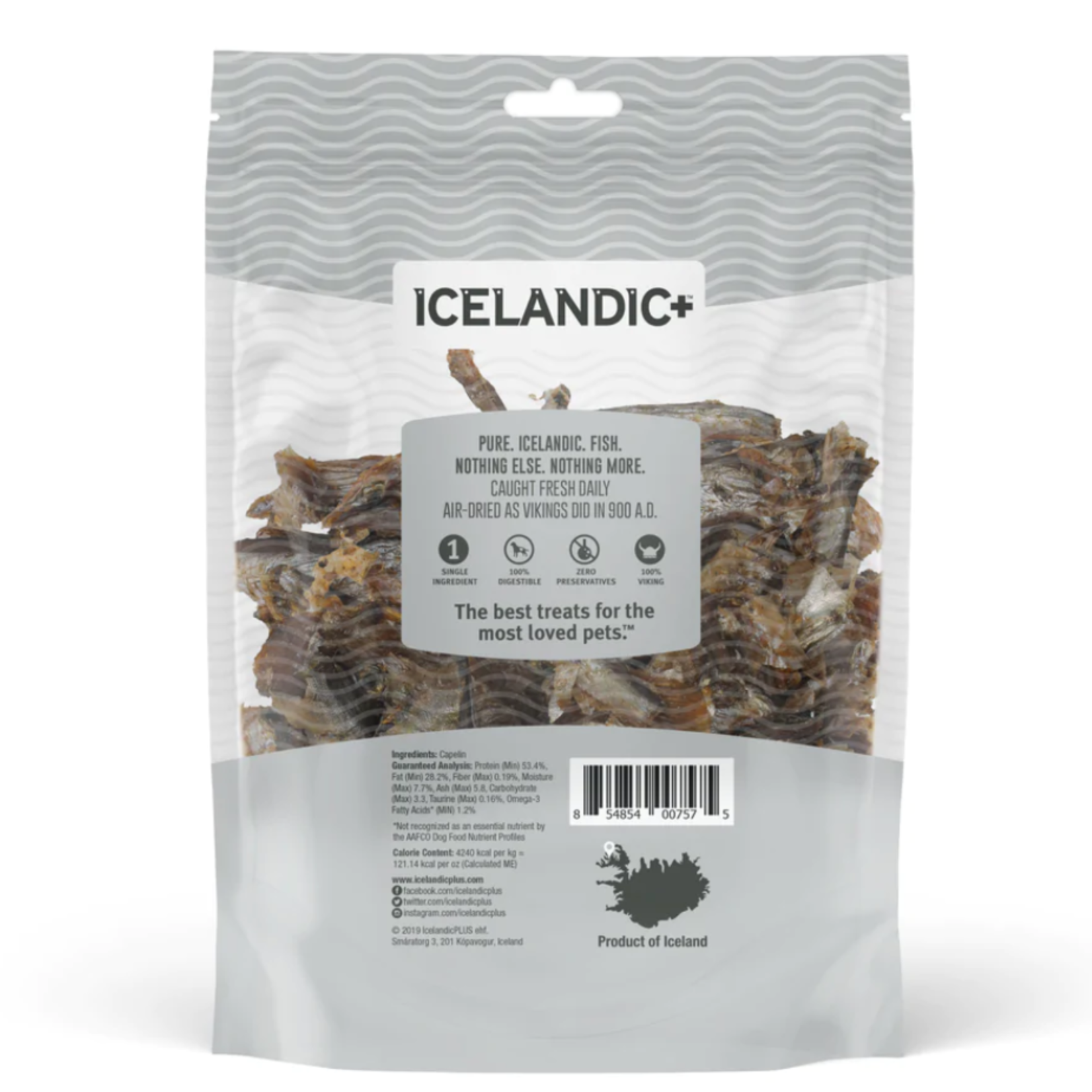 Icelandic+ Icelandic+ Capelin Whole Fish Cat Treats 42.5g