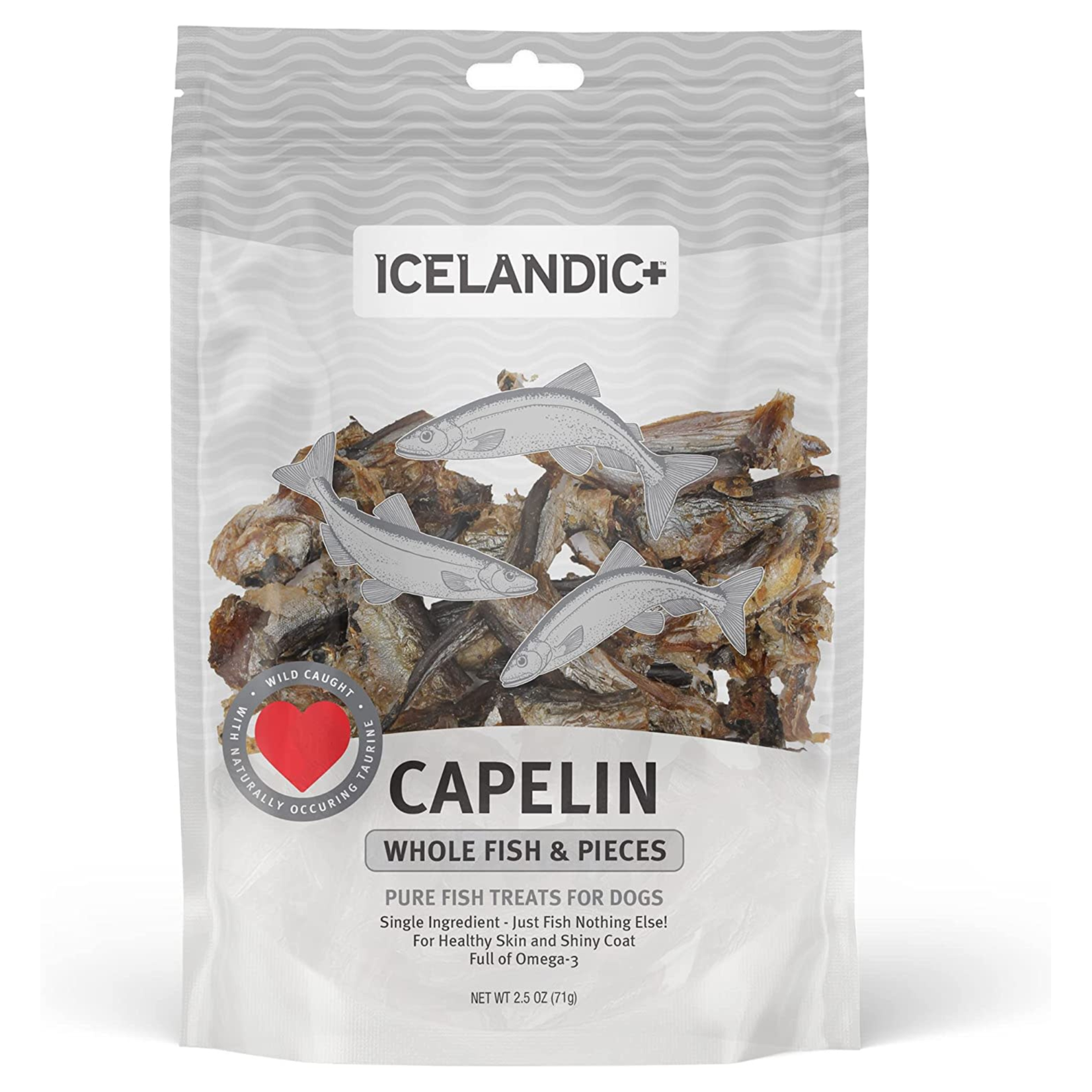 Icelandic+ Icelandic+ Capelin Whole Fish Dog Treats 70g