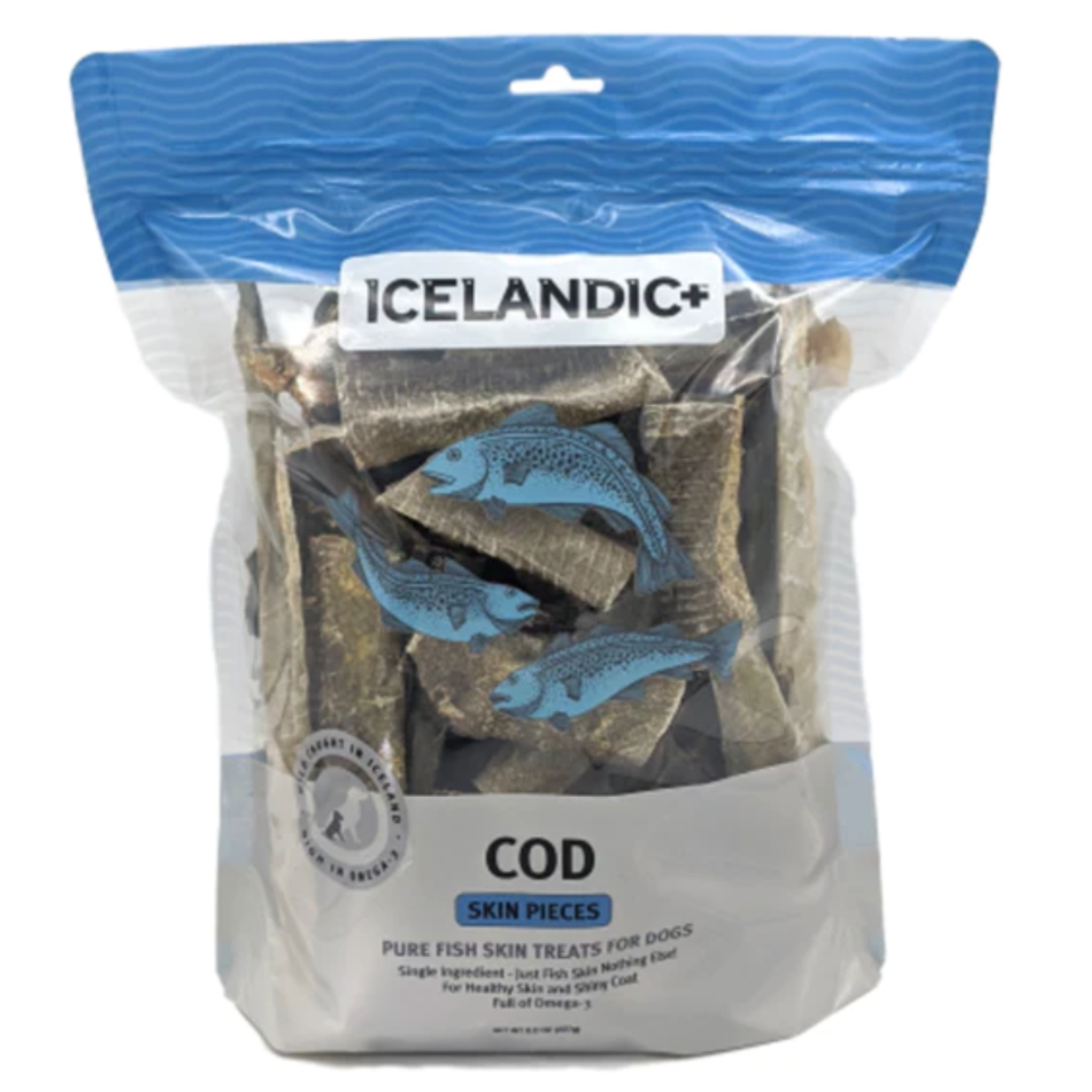 Icelandic+ Icelandic+ Cod Skin Pieces 227g