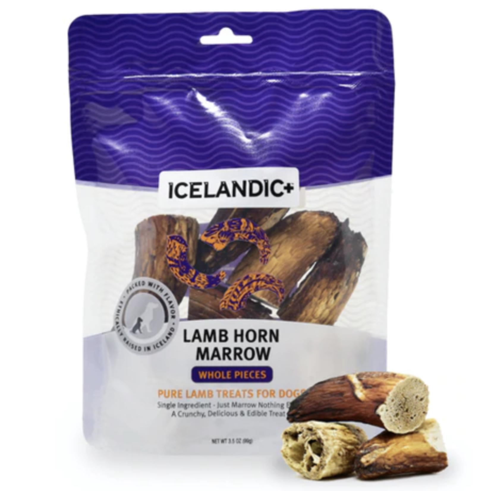 Icelandic+ Icelandic+ Lamb Horn Marrow Pieces 128g