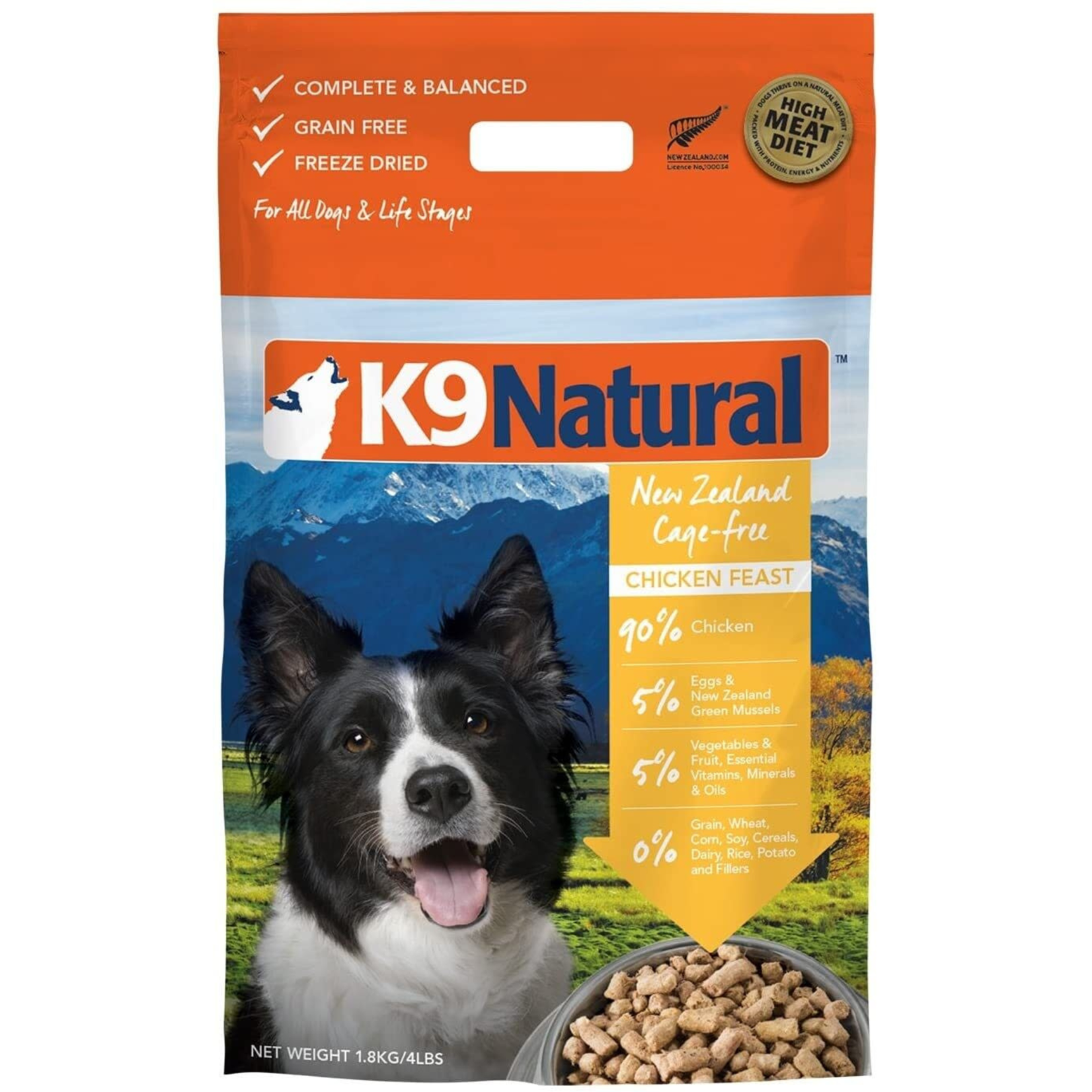 K9 Natural K9 Natural: Freeze-Dried Chicken Feast