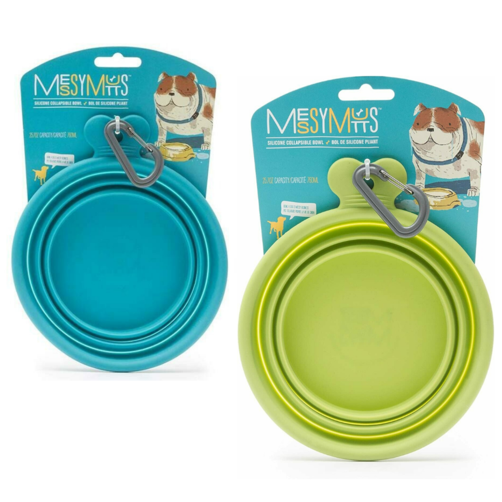 Messy Mutts Messy Mutts: Collapsible Travel Bowl