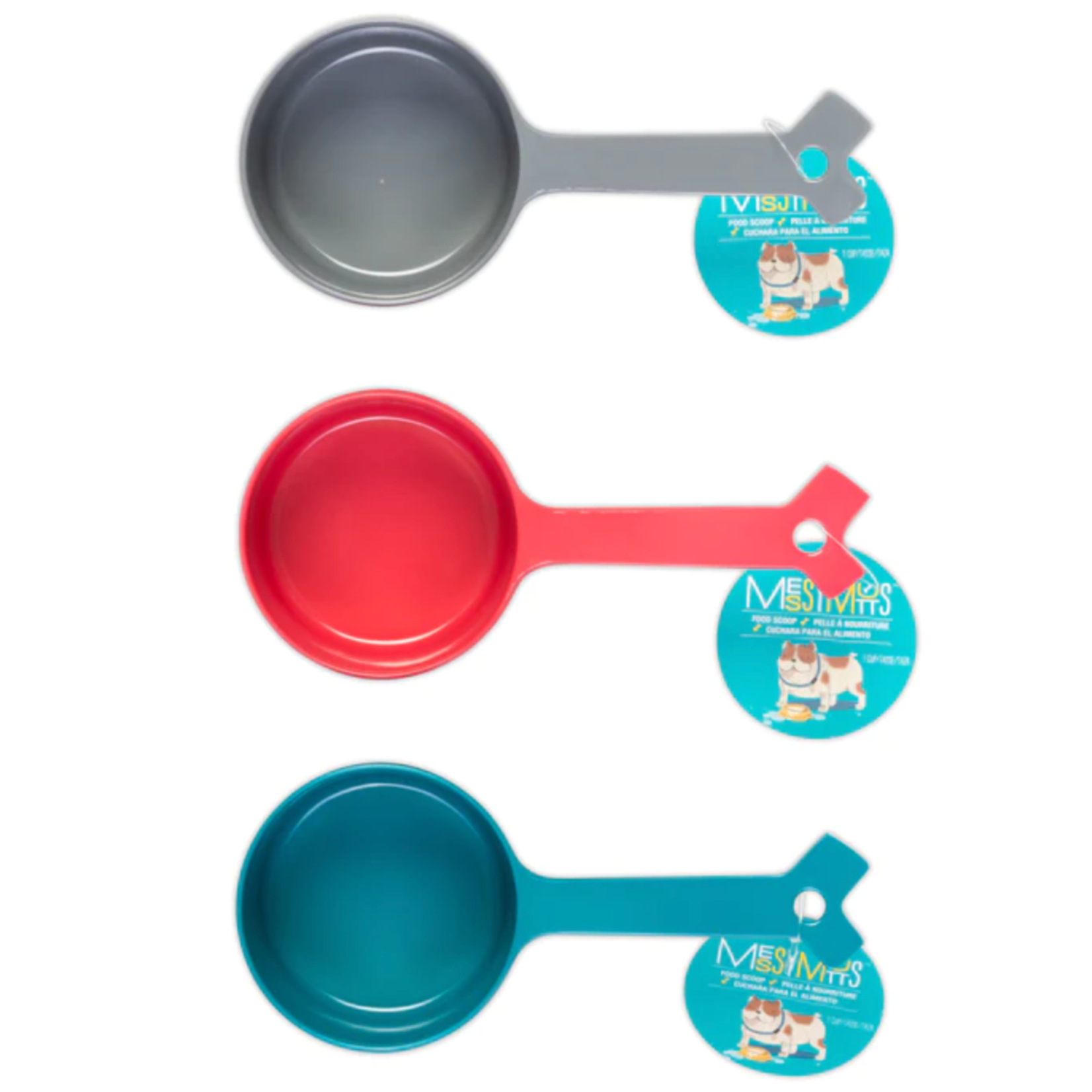 Messy Mutts Messy Mutts: Melamine Food Scoop 1c