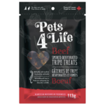Pets 4 Life Pets4Life: Smoked Dehydrated Tripe: Beef Treats 113g